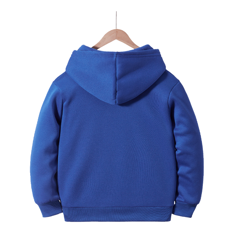 Pure cotton sweater for men and women with the same paragraph 2025 new spring and autumn plain simple trend high street hooded casual coat.