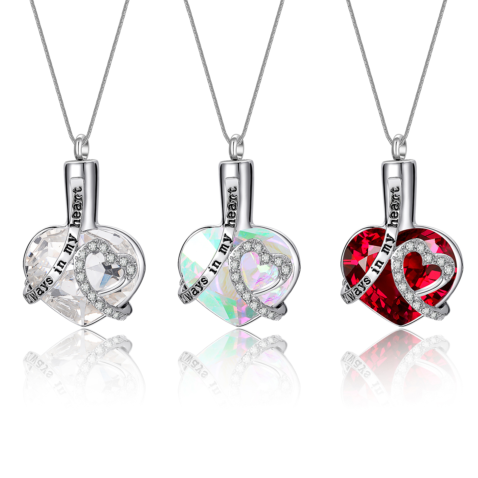 Dropship Amerixun Cremation Gioielli Sempre Nel Mio Cuore Metephake Urn Collana…