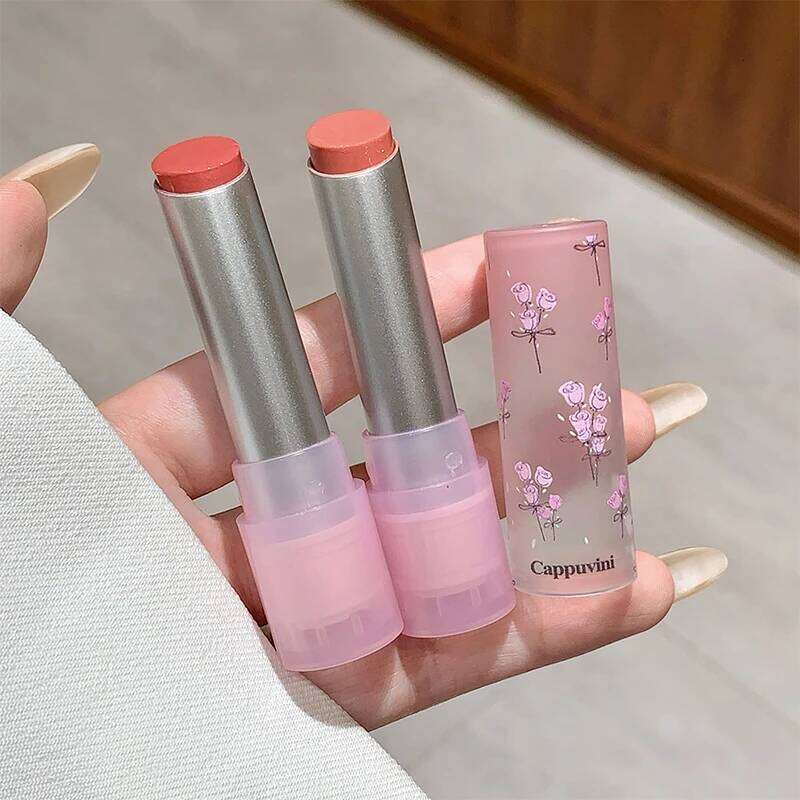 Flowery dish language gloss mirror glaze beep lip water light lasting not easy to dip cup makeup X250709
