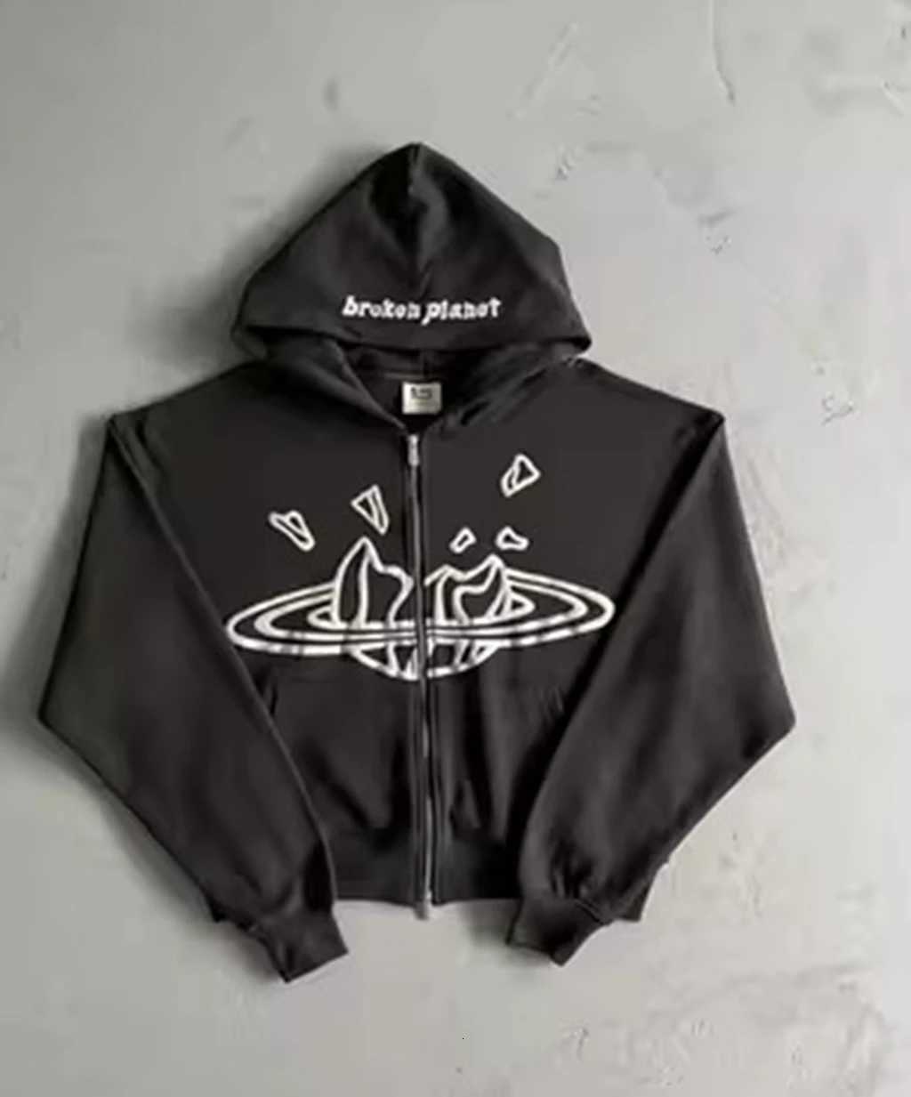 Gothi tsar print sweatshirt casual couple hoodie women men winter hoodie vintage Y2K top thickened clothing oversized streetwear y250709