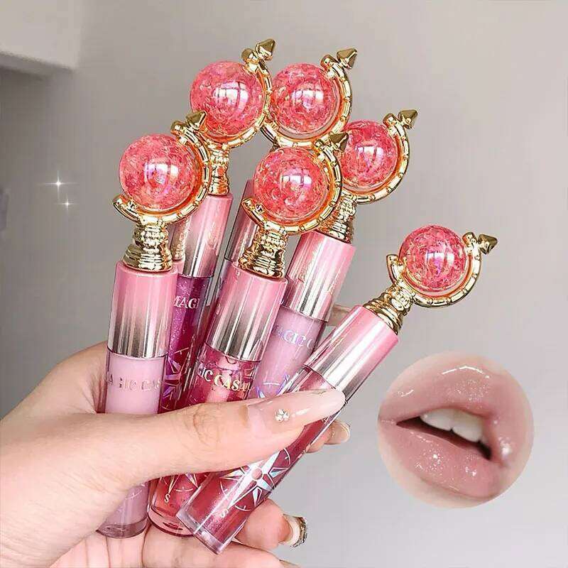 MAGIC CASA Shimmering Lip Gloss Hydrating and Moisturizing, Mirror Finish, Plumping Glass-Like Lips X250709