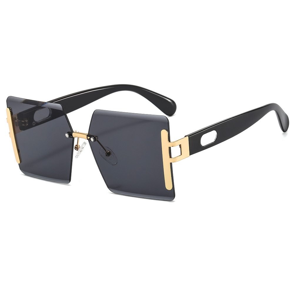 Designer Sunglasses For Women Men Fashion Sunglasses Luxury Polarized Lens Goggle Pilot PC Frame Oversized UV400 Eyewear Luxury Style Sunglasses D206