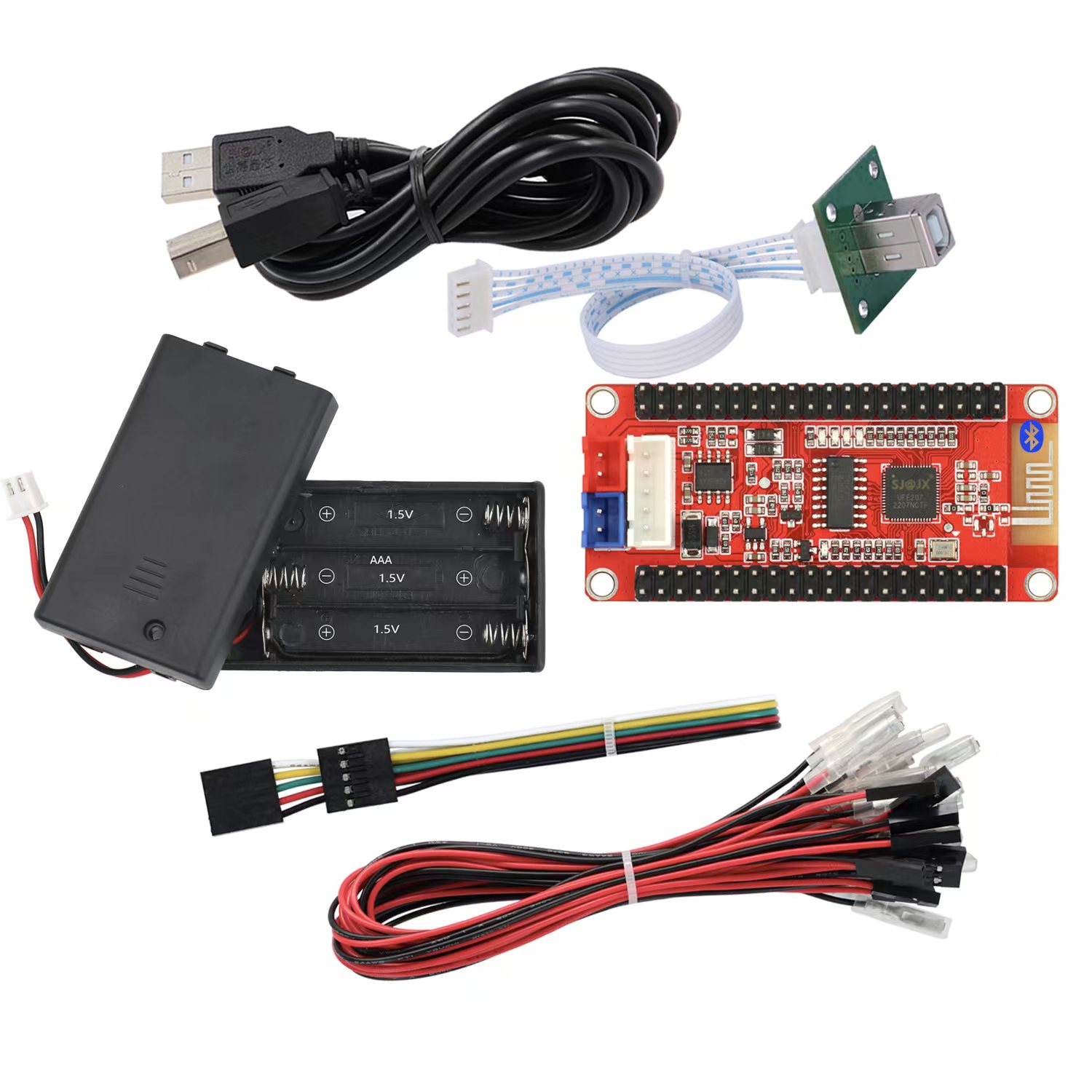 2,4G Bluetooth Wireless Encoder Wireless USB Arcade Zero Gioy Secolo PCB PCB Ga…