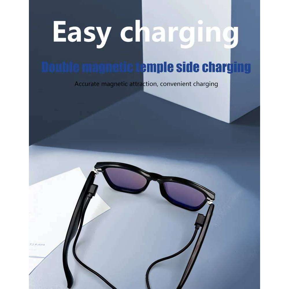 Bluetooth Sunglasses Magnetic Frame 2 In 1 Audio Music Call anti-blue light UV400 Polarized Lens Women Men Smart Glasses