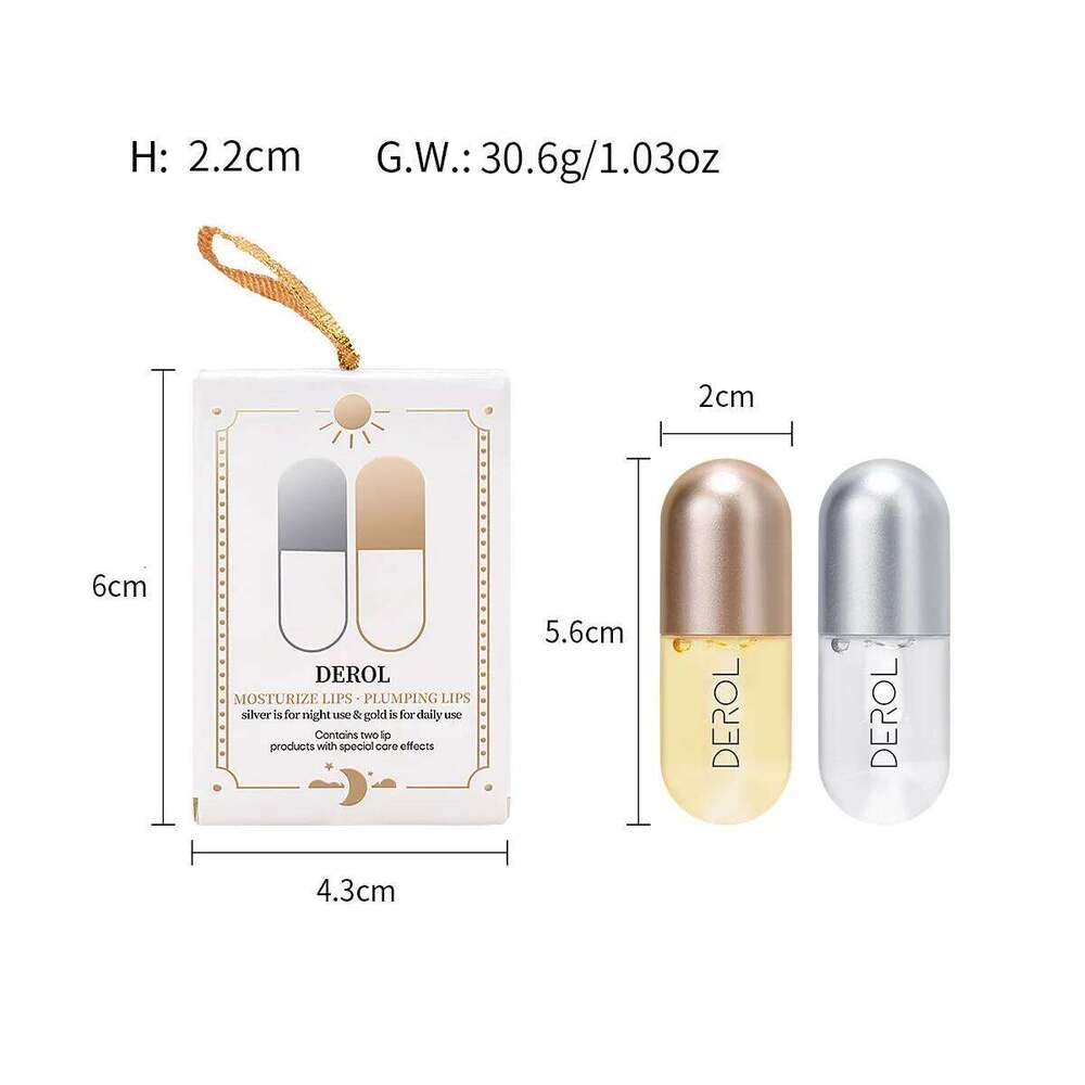 DEROL Ginger Extract Peppermint Plumper Day Night Repair Moisturizing Long-lasting Pack Lip ple Special Effect Makeup X250709