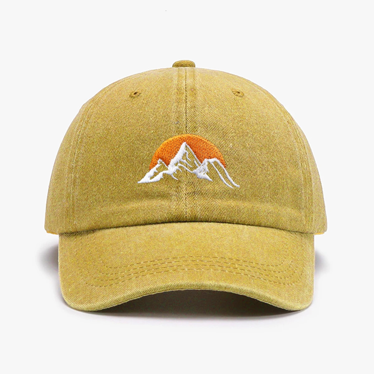sunrise fashionable embroidered baseball cap with sun protection for both men and women 250704