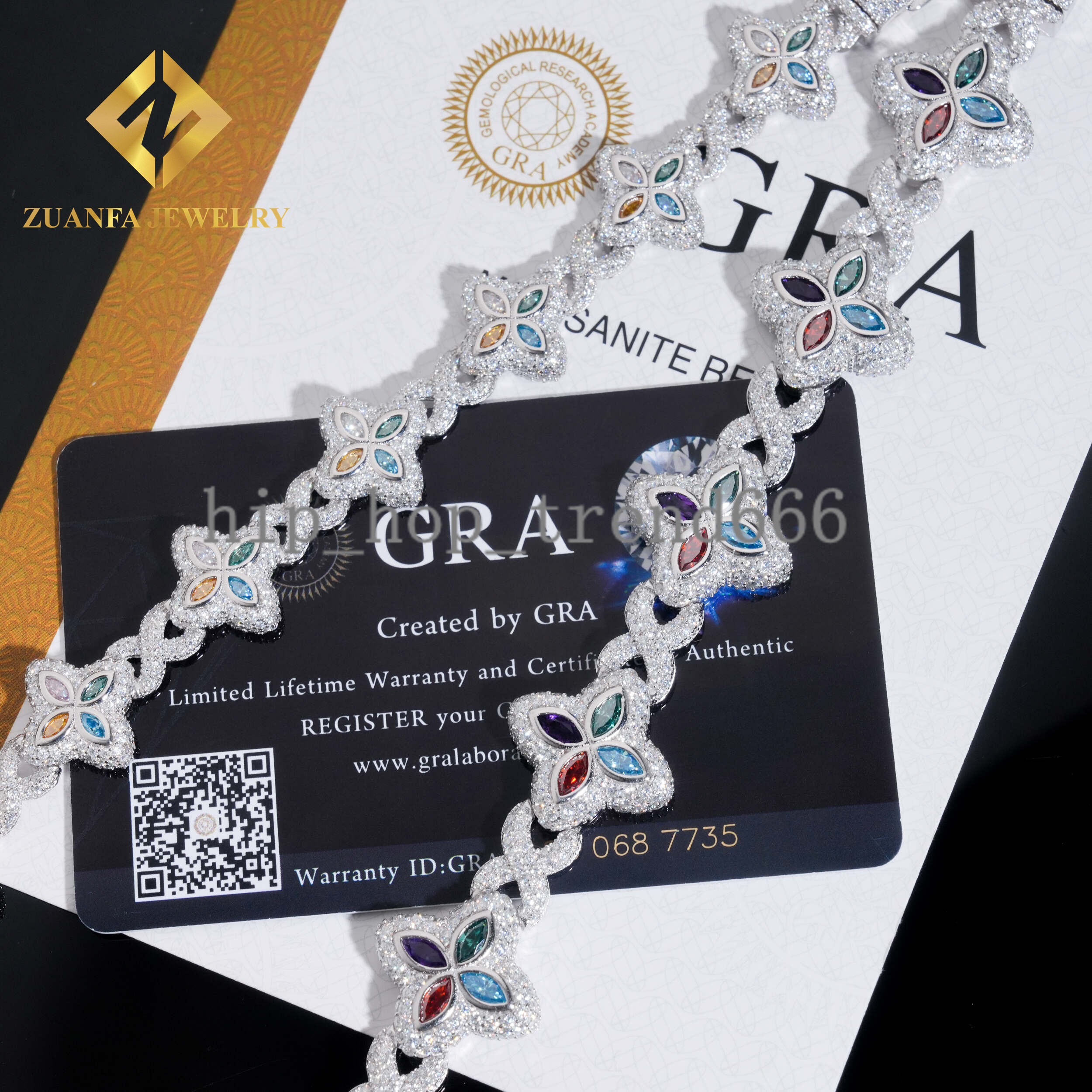 Luxury Hot Sale VVS Iced Out Moissanite Pass Diamond Test 925 Silver Gold Plated Hip Hop Cuban Link Chain Necklace Fine Jewelry