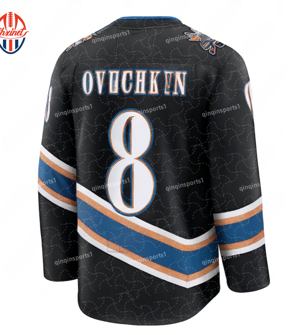 2025 2024 Black Red White Blue Navy Customize Hockey Jersey,Dubois Ovechkin Oshie Wilsons Carlson ichael Backstrom Dubois Mens Sportswear baseball uni