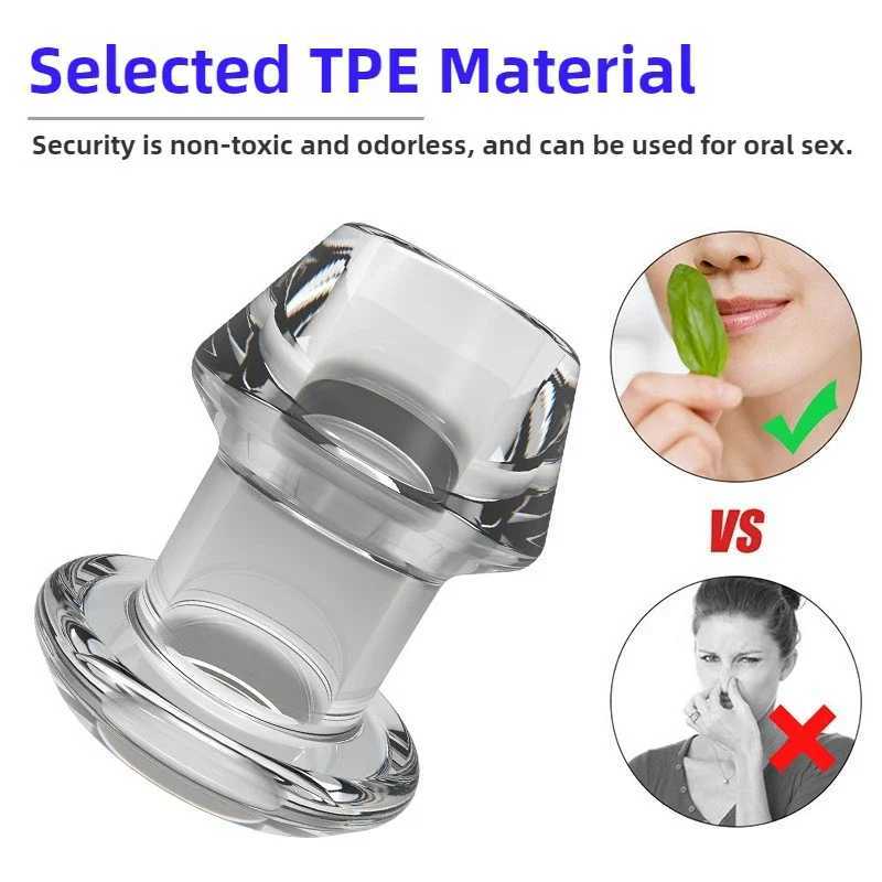Hollow Anal Plug Dilator Expansion Tunnel But Butt Plugs Anus Ass Stuff Stretching Sex Toys Analplug Butplug Buttplug Analsex