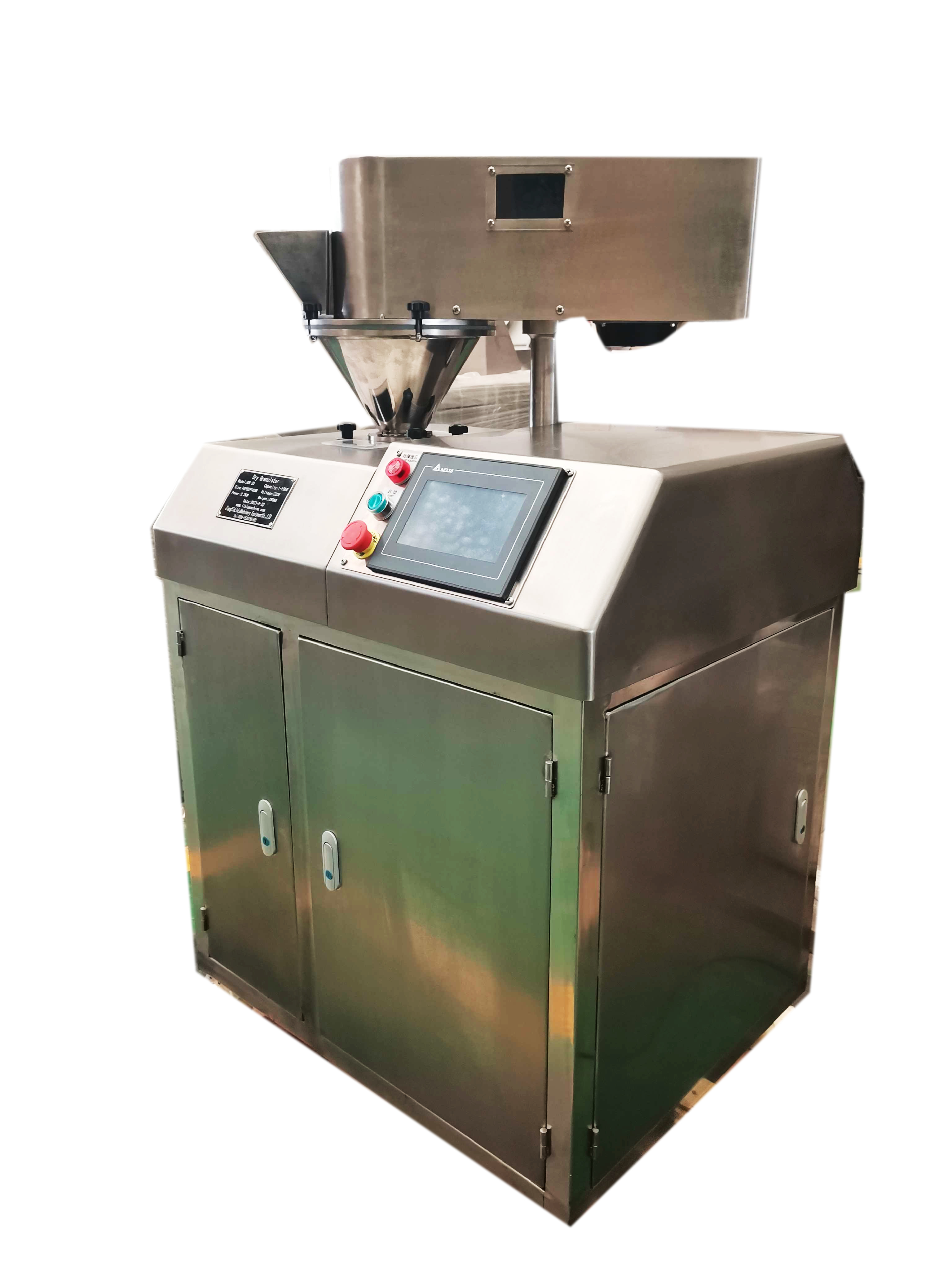 High Quality GMP Standard Stainless Steel 304/316 Tea Powder Roll Compactor Dry Granulator