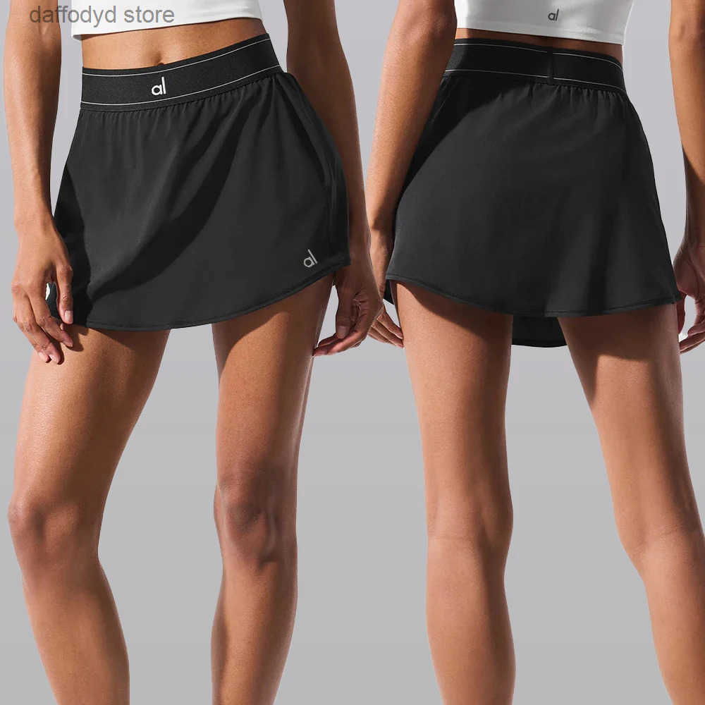 A* Short Skirt Summer A-shaped Elastic Waist Tennis Skirt Quick Drying Breathable Running Sports Short Skirt S250709