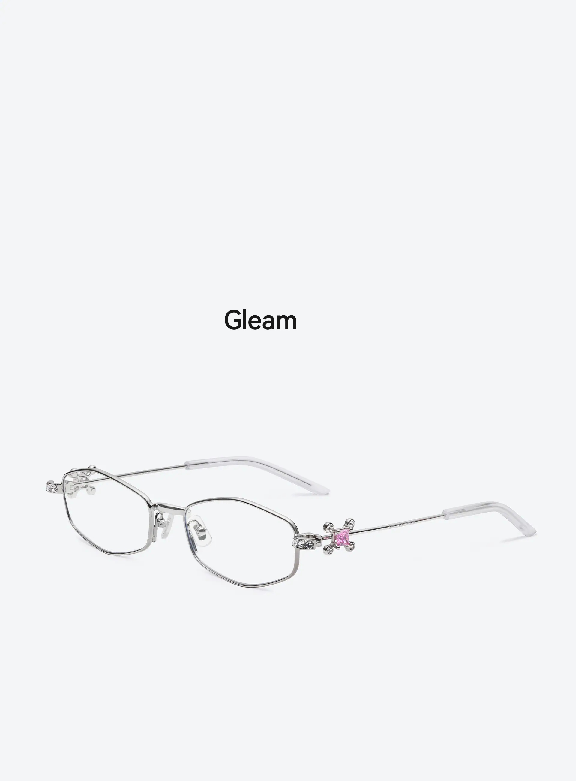 Desginer Sunglasses fashion designer sunglasses for women Jennie Same Style gleam 02 Jewelry Collection Sunglasses Silver Metal Oval Sunglasses