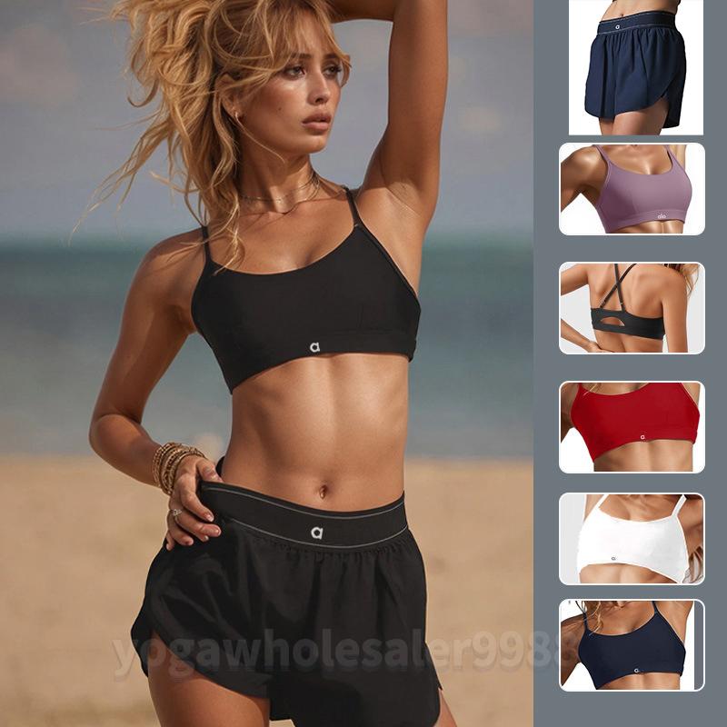 Yoga Set Women lingerie 2 Pieces Sportswear Gym Top workout sets Sports Bra High-Waist Yoga Fitness Shorts Yoga Bra for Women deal for Outdoors and Running Workout set