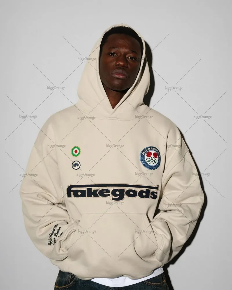 Harajuku Retro Letter Pattern n Fashionable Loose Hoodie for Men High Street Fashion Clothing Casual Oversized Sweatshirt Women 250728