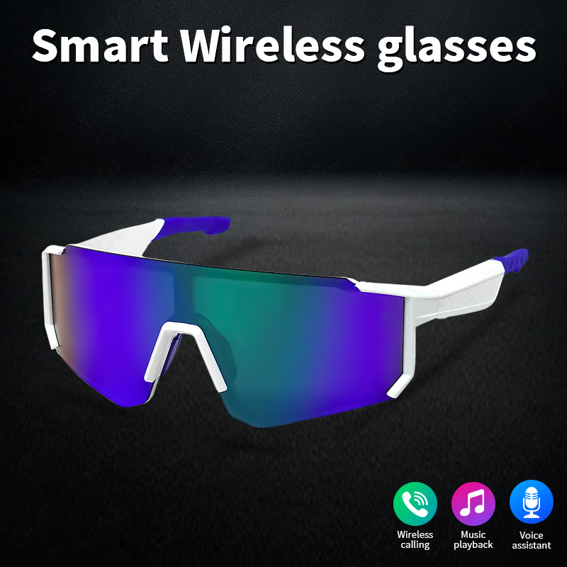 Smart glasses with built-in microphone and speaker, smart wireless headphones for both men and women, sunglasses, Student glasses Cycling glasses, out
