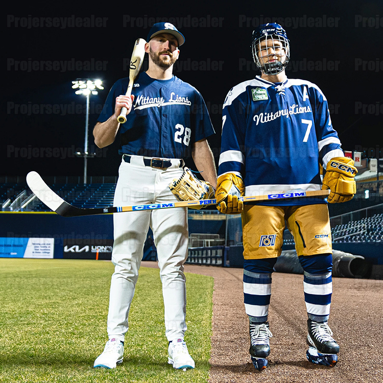 72 Gavin McKenna Penn State 2025 Wrigley Field Nittany Lions Hockey jerseys Aiden Fin Dicky Ben Schoen Arsenii Sergeev Simon Mack Carter Schade Dyck S