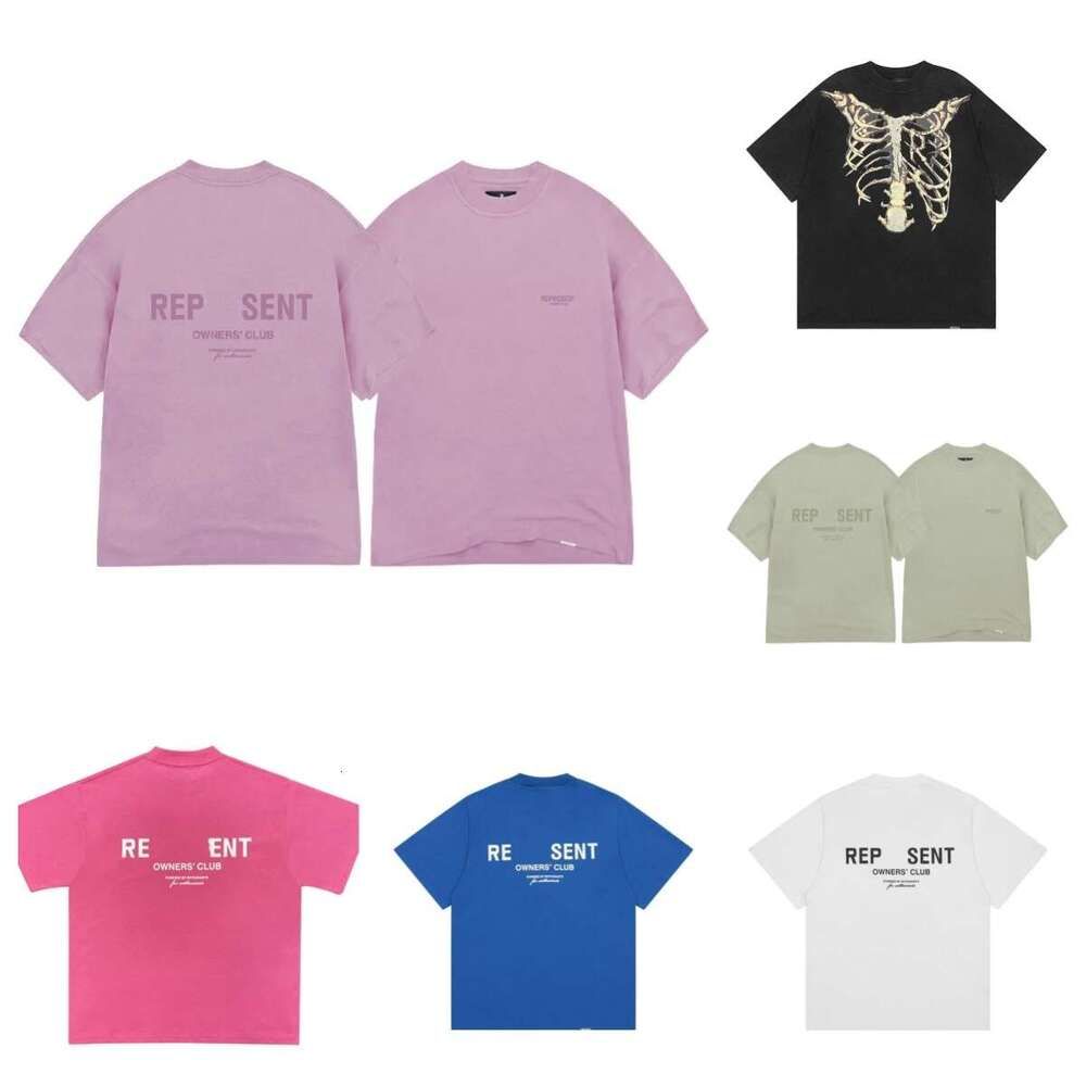 representer t shirt Men TShirt Women Designer T Shirts represenrt tshirt Summer Fashion Casual with Brand Letter Autumn Sportwear tees High Quality club shirts