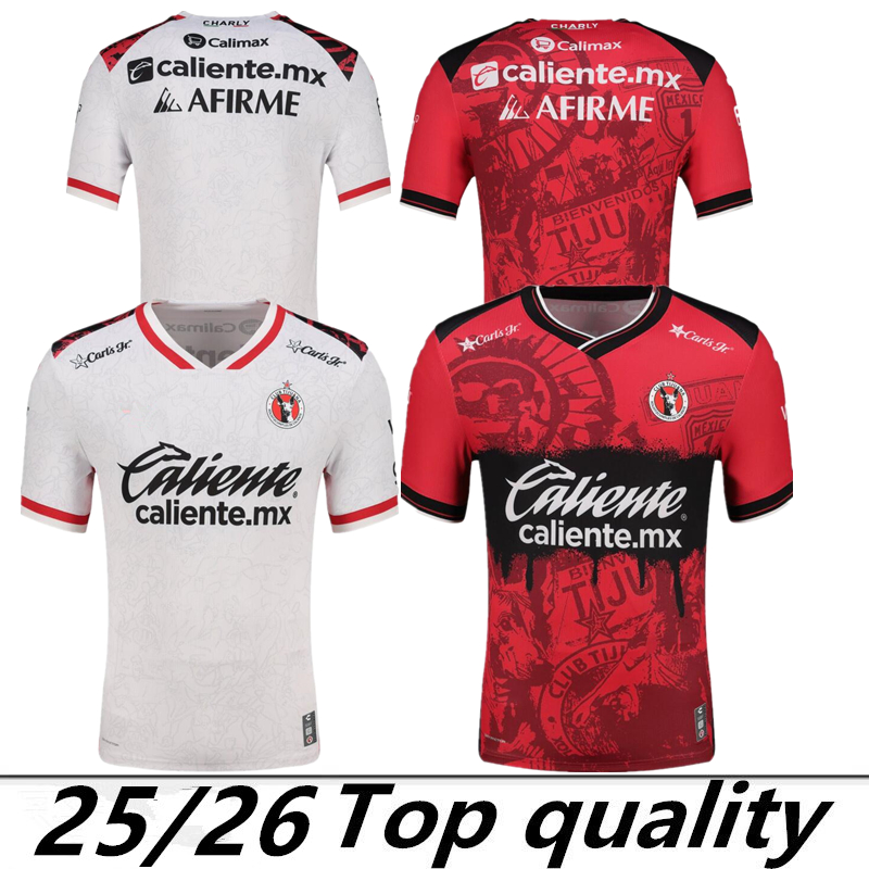 25 26 Tijuana de Xolos soccer jerseys 2026 2025 Mexico Club Gonzalez Reynoso Alvarez Ake Loba Rivera home away third football shirt size S-3XL
