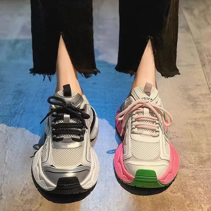designer shoes sneakers womens shoes thick-sole trainers fashion casual tenis sports shoes women low-top flats comfortable height-increasing outdoor s