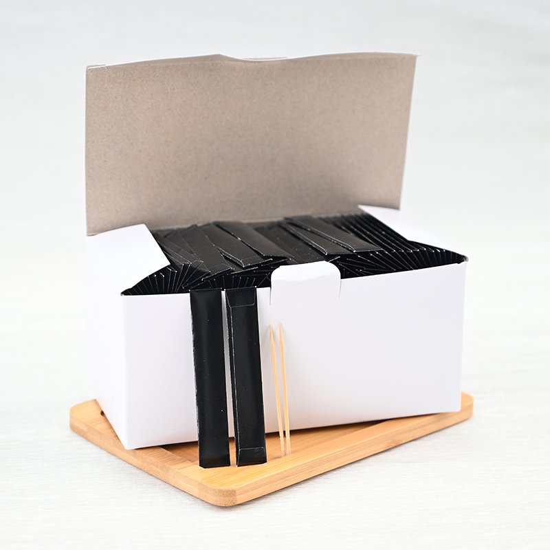 White Coated Paper Toothpick Packs for Hygiene convenience