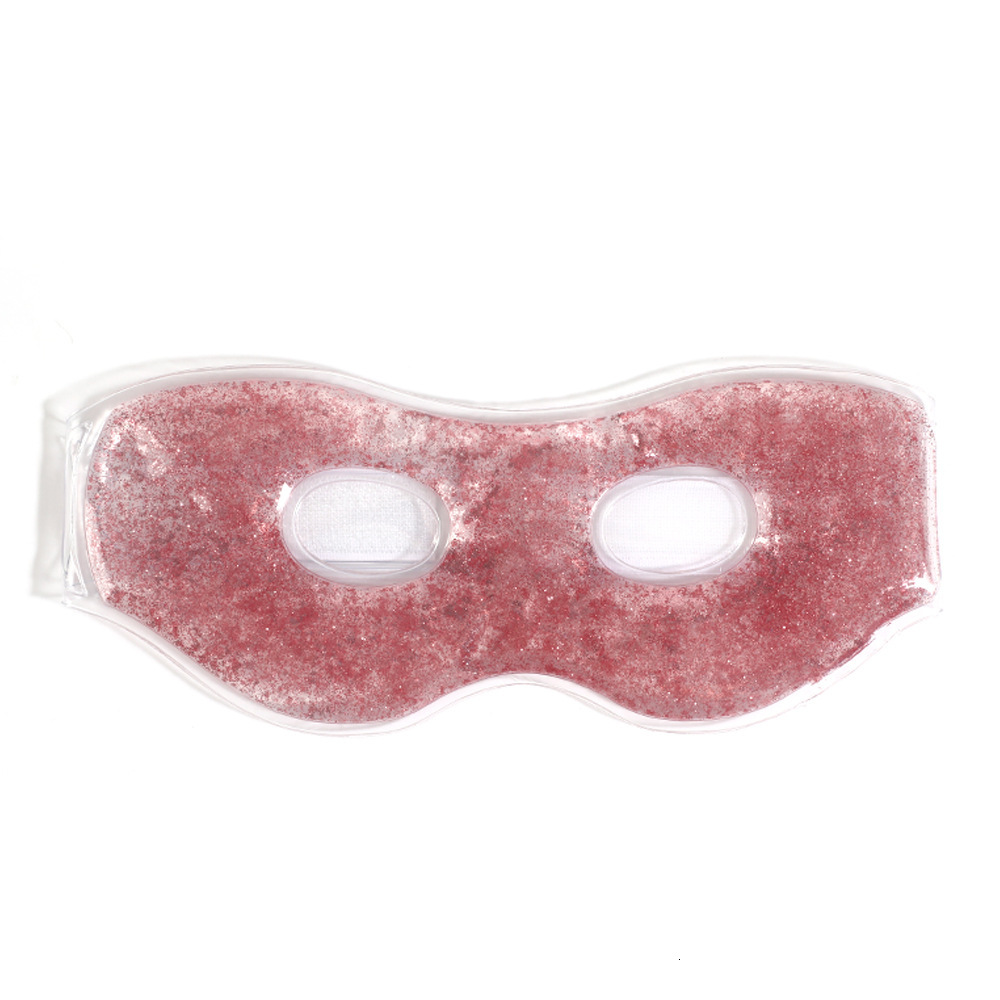 Summer Soft Gel Patch Physical Soothing Sleep Cooling Light Blocking Large Double Hole Eye Mask