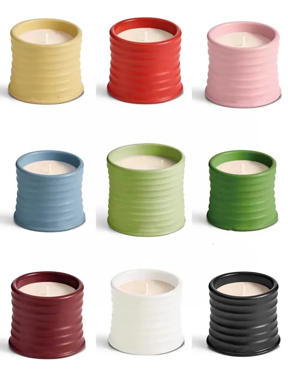 Spain Scented Candles Pottery Jar Top Quality Fragrance Candle ivy Aromatherapy Box Home Decoration Christmas Gift