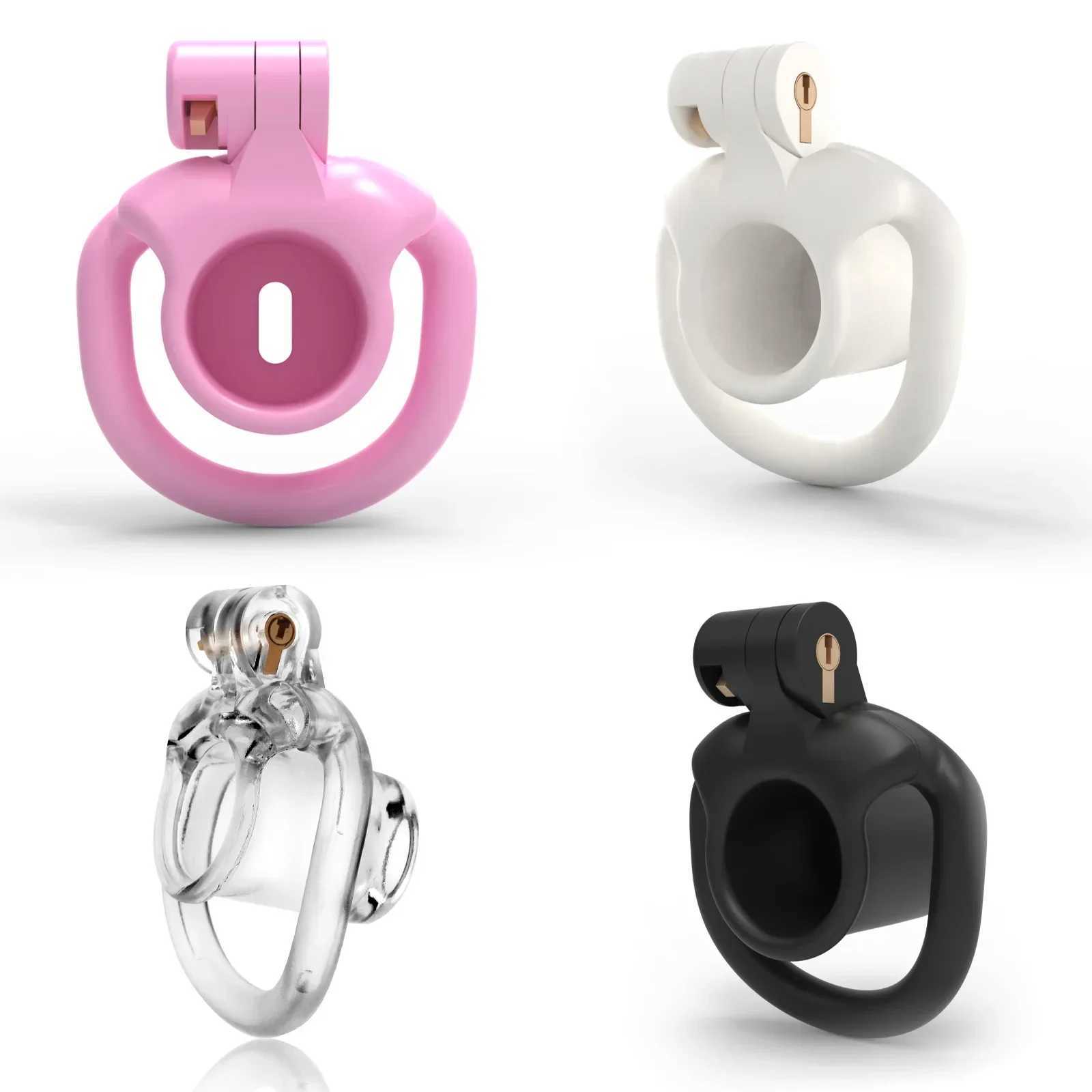 Deep Throat Inverted Penetration Master Padlock Male Chastity Cage for Chastity Prospenis Tube Micro Cock Cage