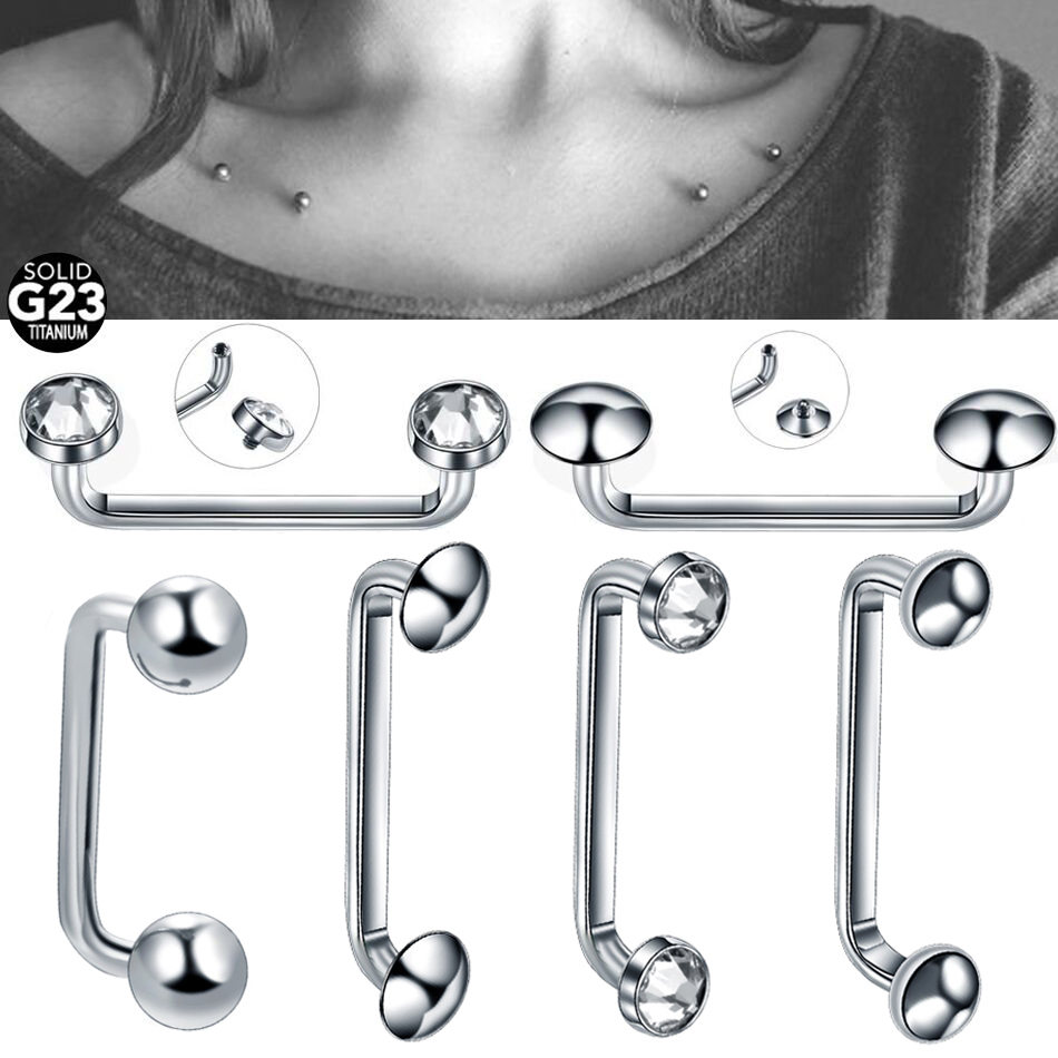 1Pc Titanio 16G 14G Estertalalitenale Superficie DI Superficie Della Superficie…