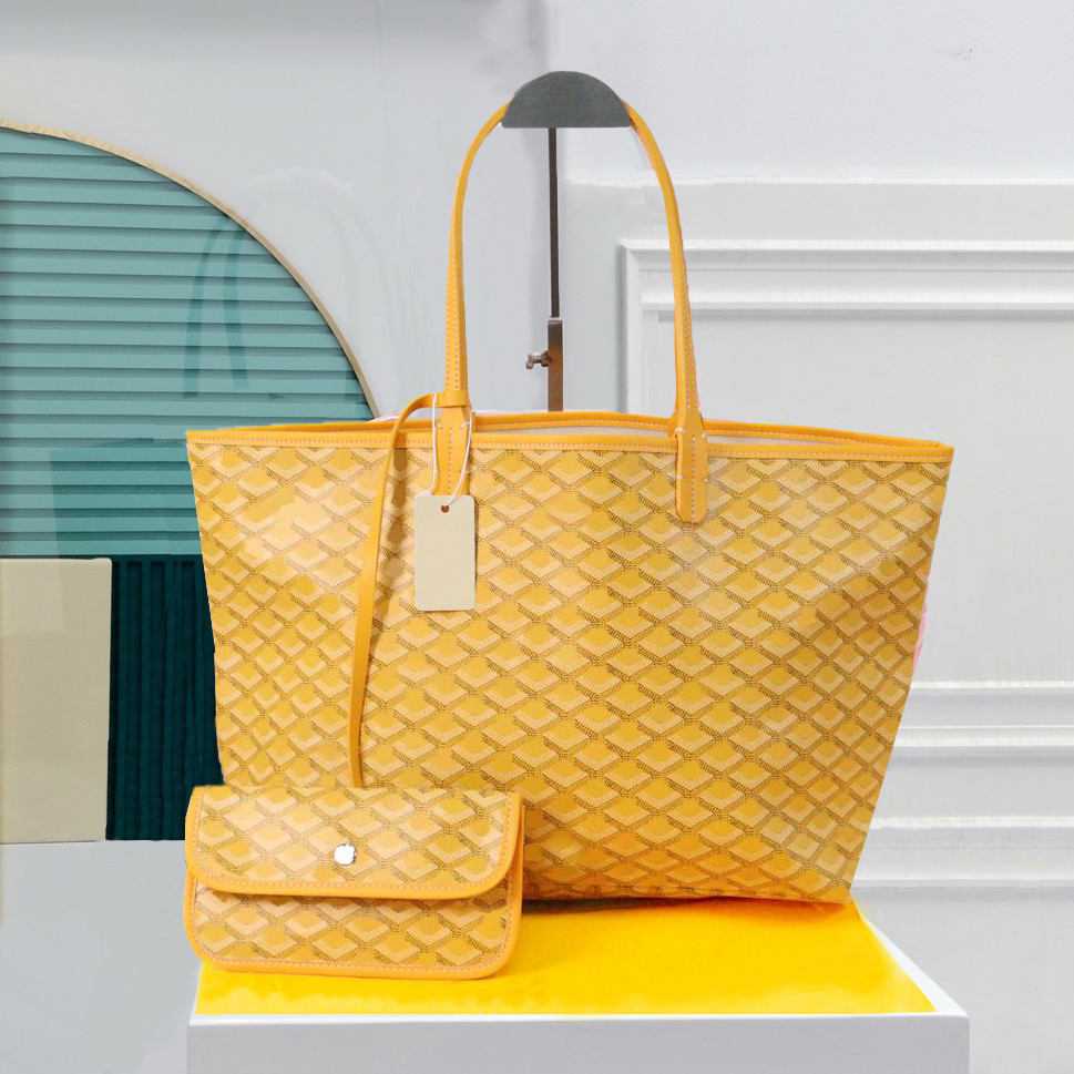 Goy Bag Luxury Bag Designer Bag Leather Linen Canvas Shopping Goes Yardes Wallet Bag Versatile Crossbody Bag Lady Shoulder Bag Large Capacity Letter Handbag 589 D31