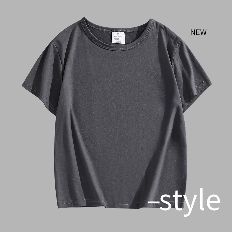 T-shirt Mens Solid Color Breathing Cotton Short Sleeve Tee Light Weight and Stylish for Everyday Wear