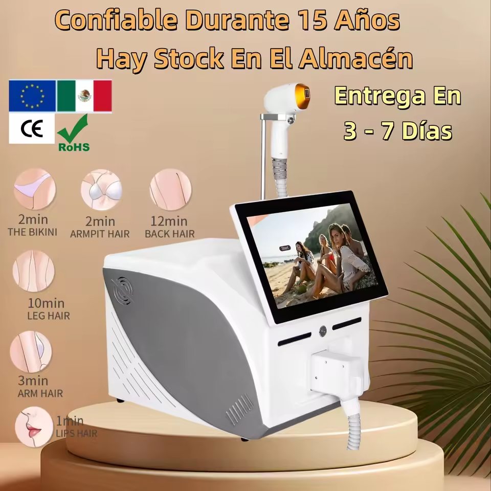 808 Alexandrite Hair Removal Laser Diode Machine Freezing Pointpainless Ice Platinum Underarm Permanent Painless Epilator