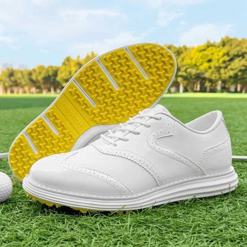 Professional Men Golf Shoes Anti Slip M Golfers Sneakers Golfing Footwears Size 39-48 Y250709