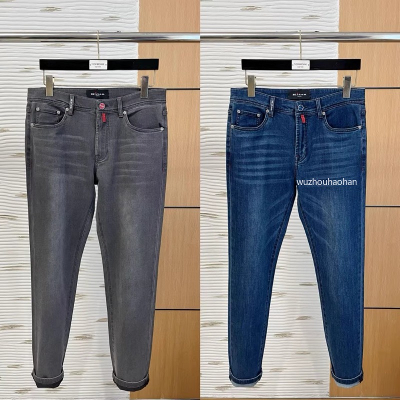 Jeans Autunno E Jeans Blu Grigio Invernali Grigio Pantaloni Casuali Dritti K1289