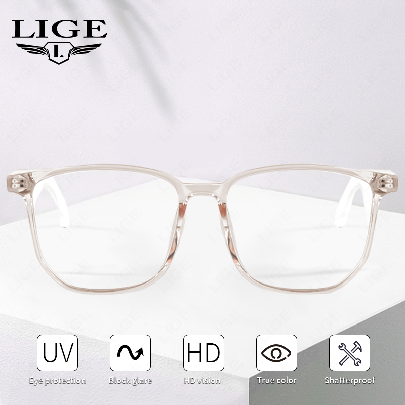 LIGE AI smart glasses anti-blue light sunglasses wireless call glasses outdoor glasses music control speakerunisex style waterproof
