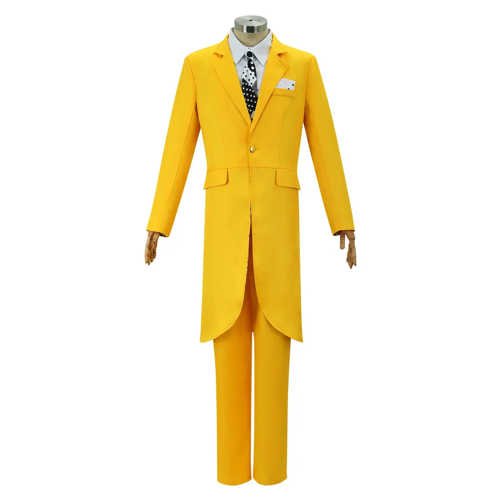 Movie Cosplay Costume Carry Cosplay Yellow Uniform Carnival Party Suit Hat Green Halloween Carnival Costume