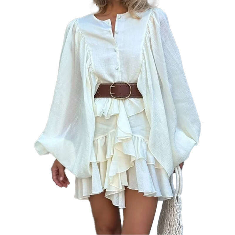 New Summer Lace-Up Women's Dress B5