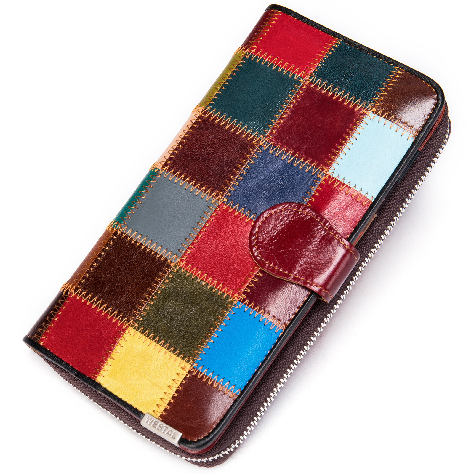2023 Cross-border New Women's High-end Genuine Leather Wallet Large Capacity Money Clip 70% Off Wallet Wholesale Cowhide Coin Purse