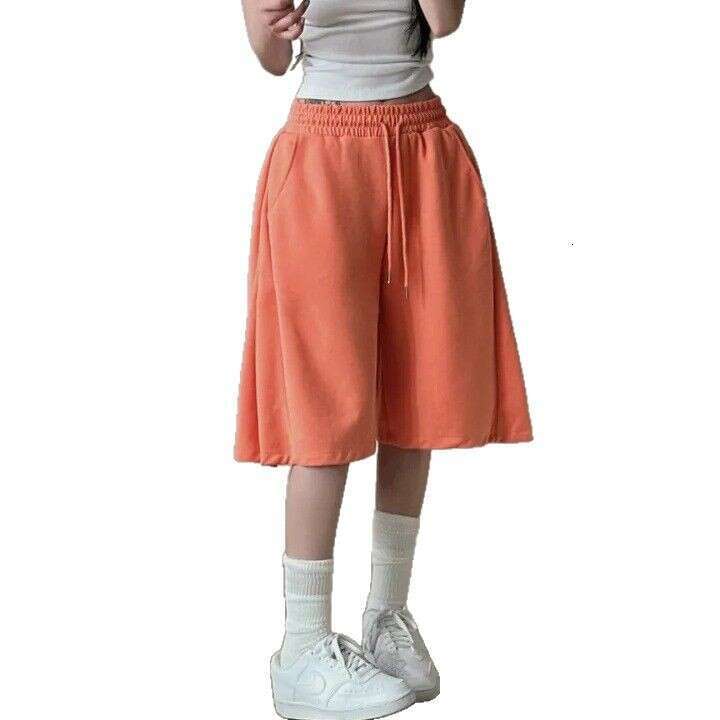 6 Colors Korean Summer Thin Capri Loose Wide-Leg Pants For Petite And Plus-Size Women Shorts New Style B5