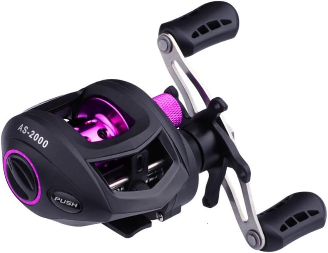12 1 Baitcaster Reel High Gear Ratio Left Hand Magnetic Brake Fishing Wheel