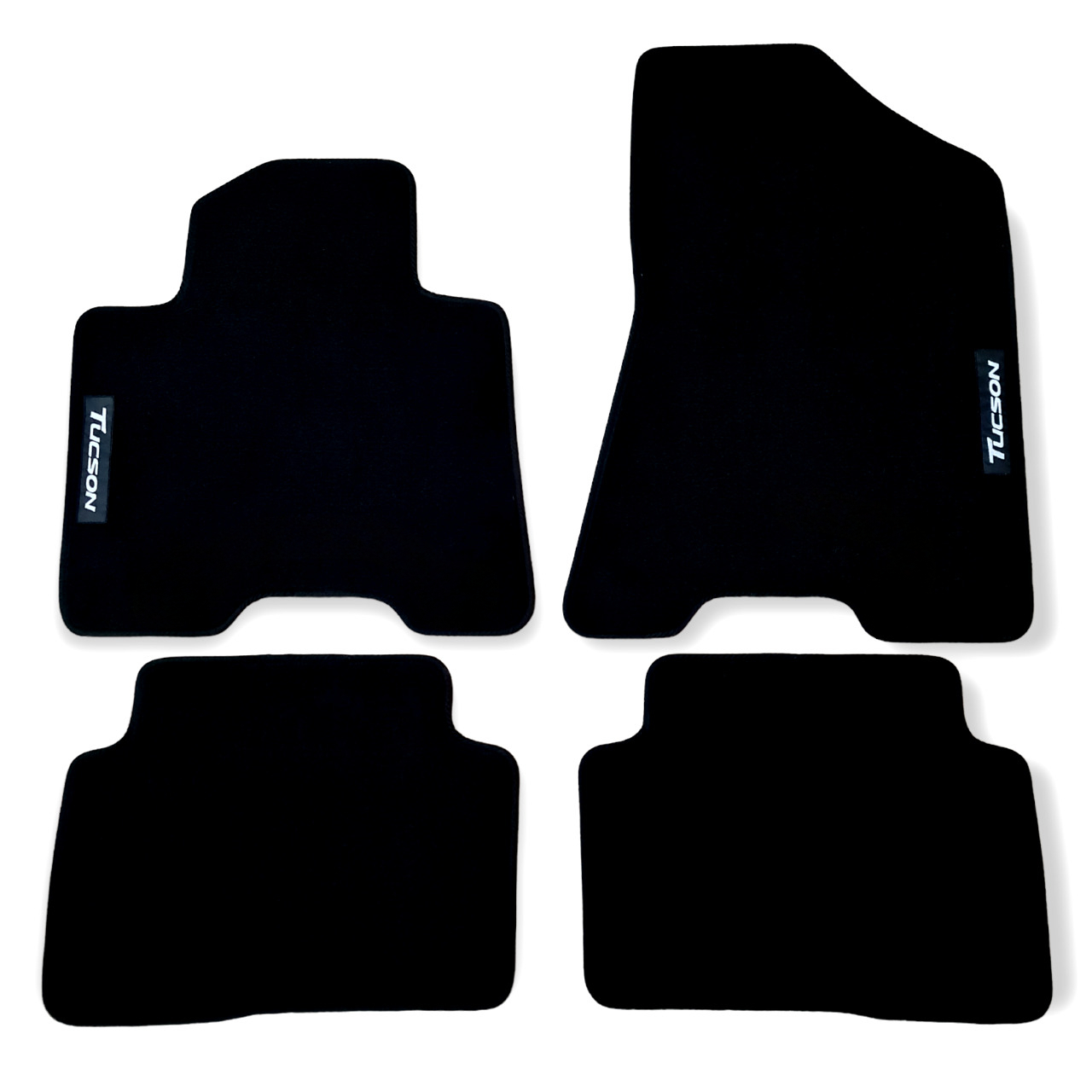Velour Car Floor Mats For Hyundai Tucson Waterproof Black Carpet Auto Liners New