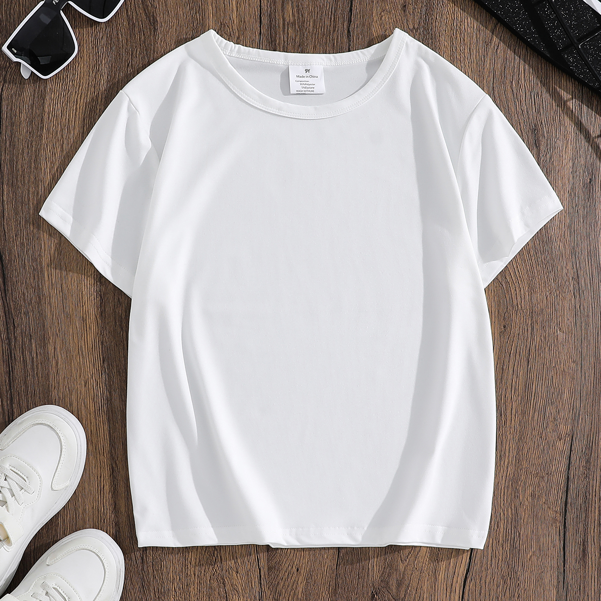 Solid color short sleeve T-shirt Men's Short Sleeve Cotton Tee: Light and Comfy Casual Wear Men's breathable slim thin summer