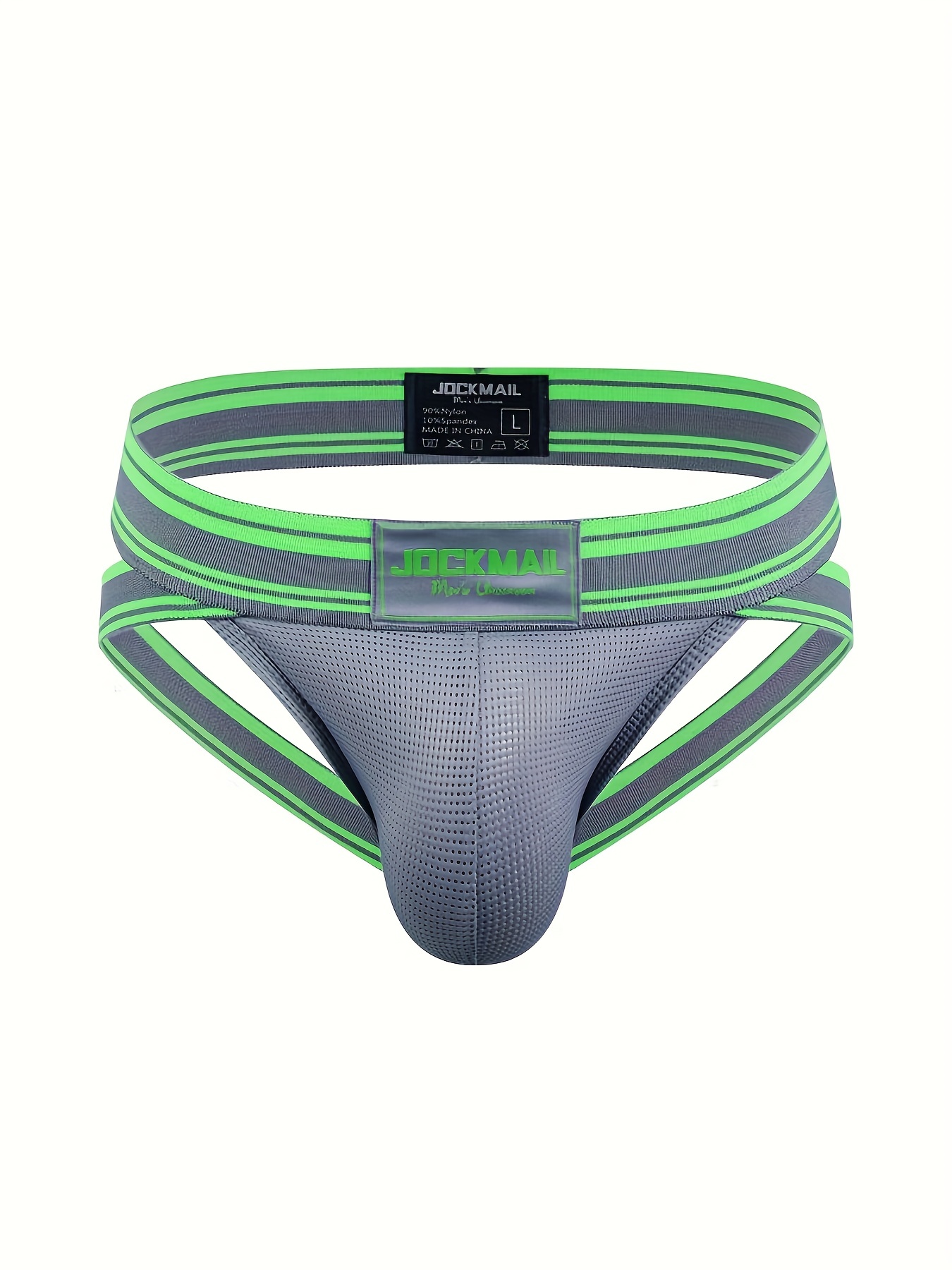 UpUns JOCKMAIL Mens Sexy Jockstrap Underwear Mesh Breathable Thongs G-String Quick Drying Athletic Supporters Wholesale Free Shipping