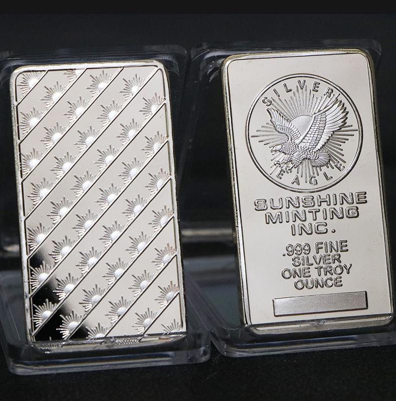 Relief metal commemorative coins, art collections Square silver coin