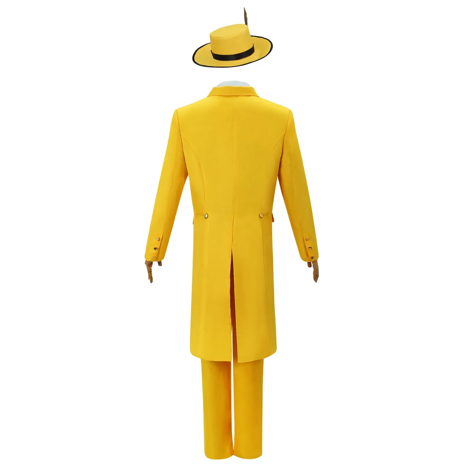 Movie Cosplay Costume Carry Cosplay Yellow Uniform Carnival Party Suit Hat Green Halloween Carnival Costume