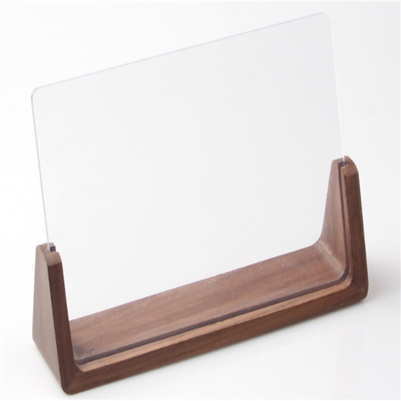 Acrylic Wooden Photos Nordic For Wedding Picture Frame Desktop Office Photo Decor H260306