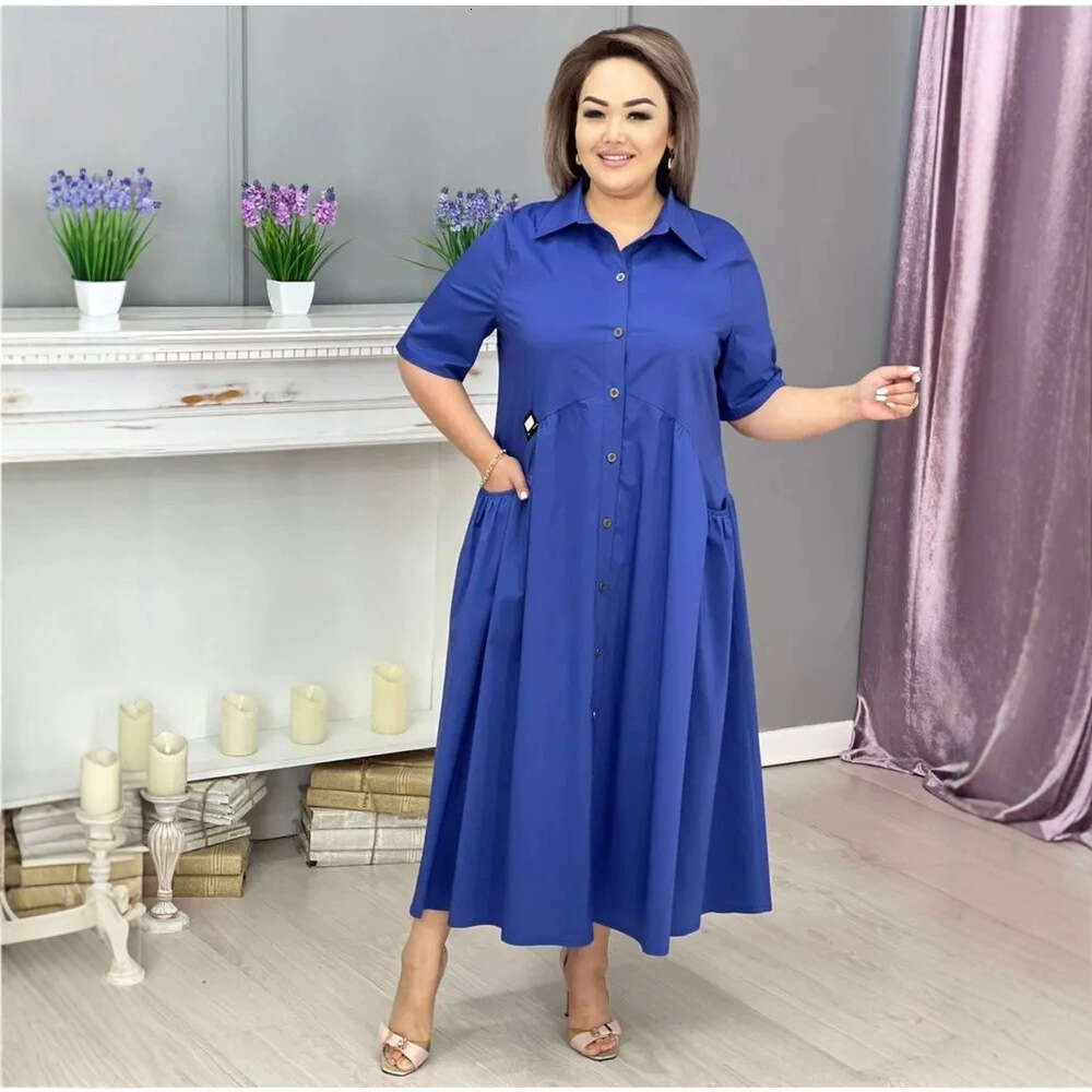 Russian Women's Plain Dress B5