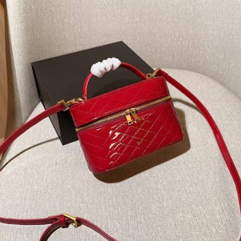 Lacquer box bag designer crossbody bag handbag mini makeup bag women's large capacity small bag, 2025