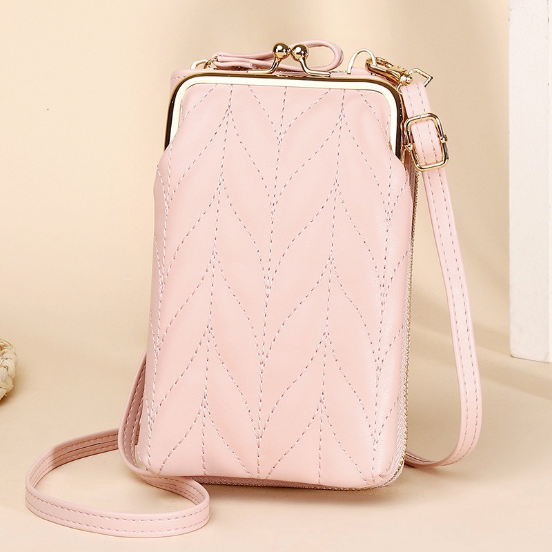 Korean version new mini crossbody small bag vertical shoulder bag long wallet women's phone bag