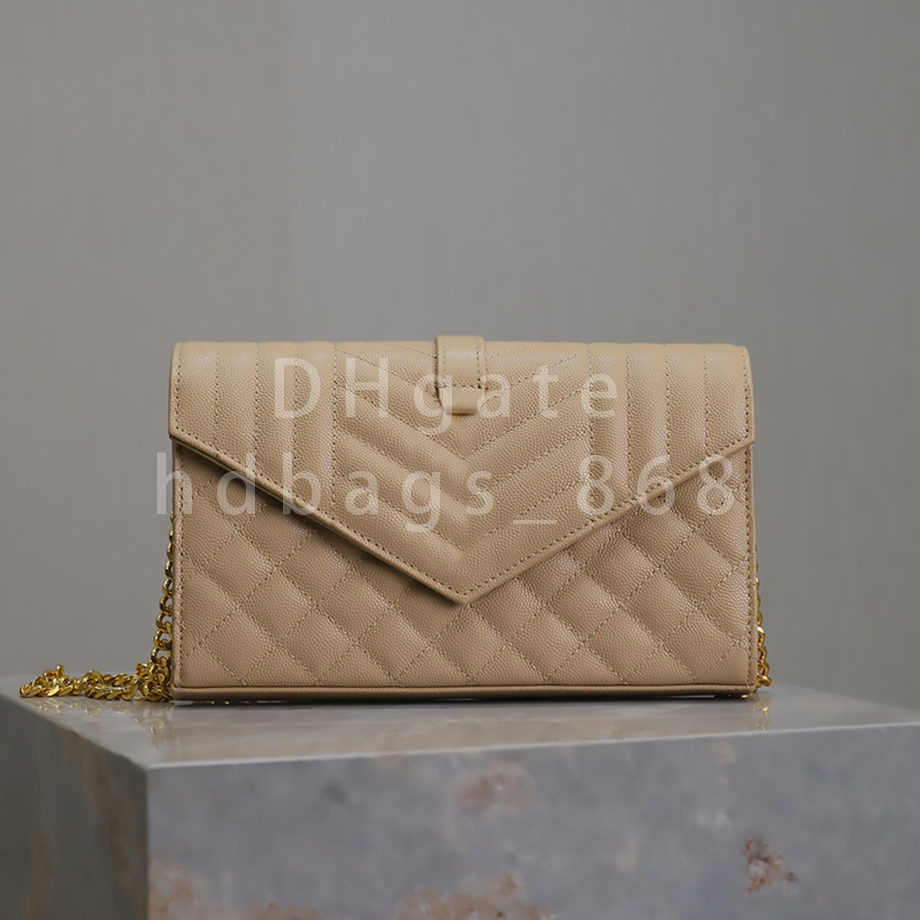 20A Designer CHAIN WALLET IN QUILTED LEATHER Luxury Crossbodys bag Fashion Shoulder bag Messenger bag Calfskin With box Y417