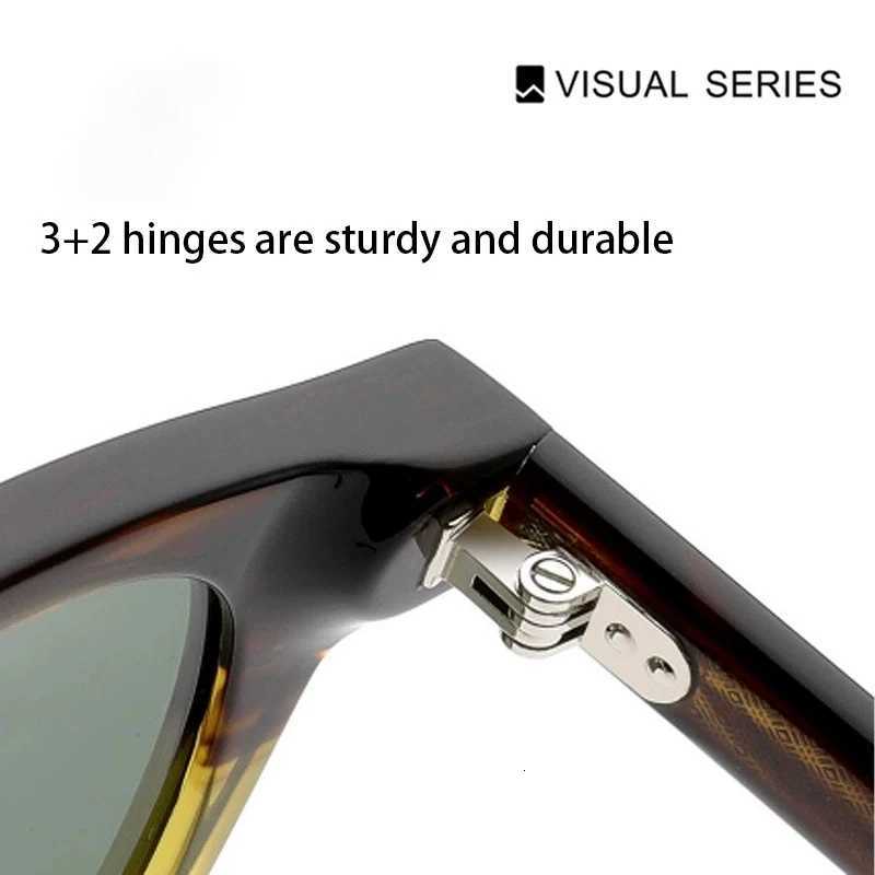 Popar Japanese Handmade Womens Sunglasses Mens UV400 Womens Retro Acetate Round Sunglasses W250709